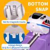 Only for CalfQueen KlickRail, DO NOT FIT with Magnetic Track, 2-Pack Replacement Electric Train Cars, USB Rechargeable Add-On for KlickRail Electric Train Set Tracks, Cannot Operate Alone view 2