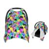 Muishi Tie Dye Pandas Baby Car Seat Canopy Nursing Cover for Newborn Car Seat Breastfeeding Covers Blanket Newborn Shower Gift view 1