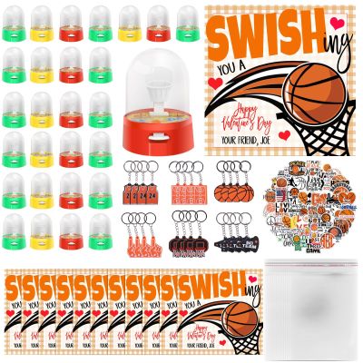 28 Set Basketball Party Favor Mini Finger Basketball Games, Basketball Accessories Stickers and Gift Bags Sport Fans Team Gift for Sport Basketball Team Lovers Players Gifts Sport Accessories