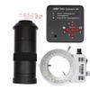 ERoomQ Microscope Accessories Kit 38MP 2K HDMI USB Digital Video Microscope Camera Continus Zoom 130X/200X/250X C-Mount Soldering Microscopio for Phone Repair Microsco(38MP 10 250X C Mount) view 4