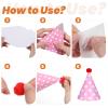 22PCS Birthday Party Hats Set Includes 1PC Happy Birthday Banner, 11PCS Cone Hats and 10PCS Party Blowers, Reusable Birth day Hat Set for Holiday Decorations, Photo Props, Birth Day Parties Supply view 4