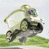Kids Electric Motor Car with Headlights Push Handle Backrest 3 Modes: Push, Drive Or Scooter(Pink) view 3