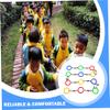 12Pcs Walking Rope for Preschool Kids Leash with Plastic Handles for Kindergarten Daycare Outdoor Activities view 3
