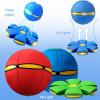 ZOEBER Magic Bouncing Ball, Children's Bouncing Ball, Magic Flying Saucer, Bouncy Ball, Parent-Child Interaction, Interactive Parent-Child Fun Toy with 6 LED Lights (Blue+Pink) view 3