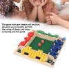 citosisk Wooden Dice Board Game, Shut The Box Game, 2-4 Player Family Wooden Board Table Math Games for Classroom,Home,Party or Pub (Red) view 4