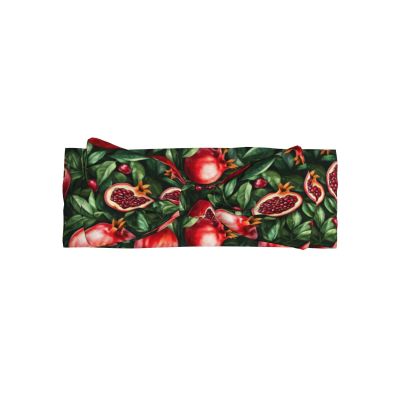 NIUNEW Watercolor Pomegranate Fruit Cute Baby Girl Bows And Headbands 0-6 Months Bows For Baby Girls Hair Accessories Newborn Essentials