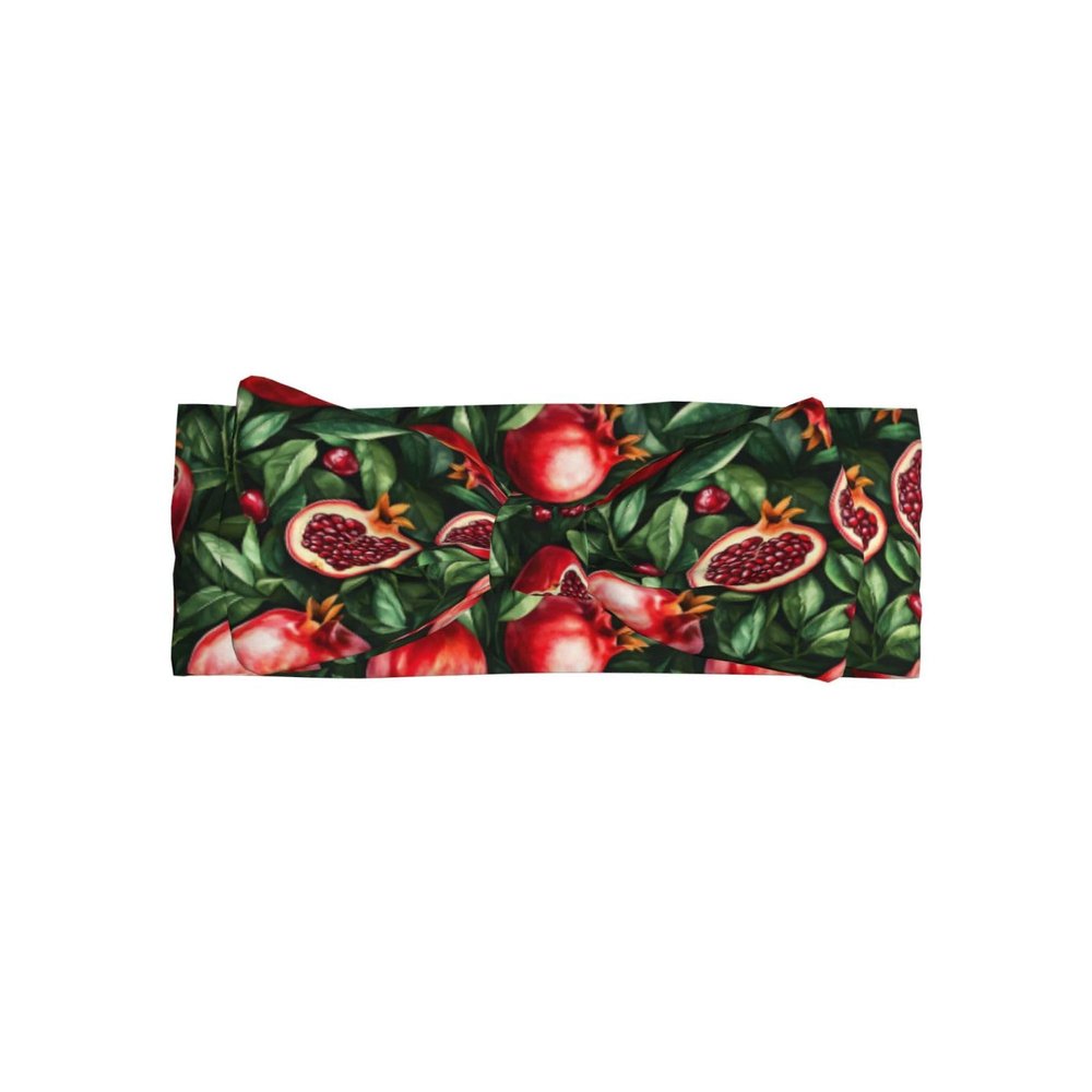 NIUNEW Watercolor Pomegranate Fruit Cute Baby Girl Bows And Headbands 0-6 Months Bows For Baby Girls Hair Accessories Newborn Essentials