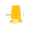 DOITOOL 6 Pcs Clockwork Toy Movement Replaceable DIY Clay Material DIY Accessories for Clay Works-Yellow view 3