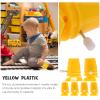 DOITOOL 6 Pcs Clockwork Toy Movement Replaceable DIY Clay Material DIY Accessories for Clay Works-Yellow view 4