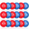 Jerify 18 Pcs Foam Dodgeball Set 6 Inch Soft Skin Playground Dodgeballs Bulk, Low Density Foam for Non Sting Dodgeball Sports Equipment for Kids and Adults (Red,Blue) view 1