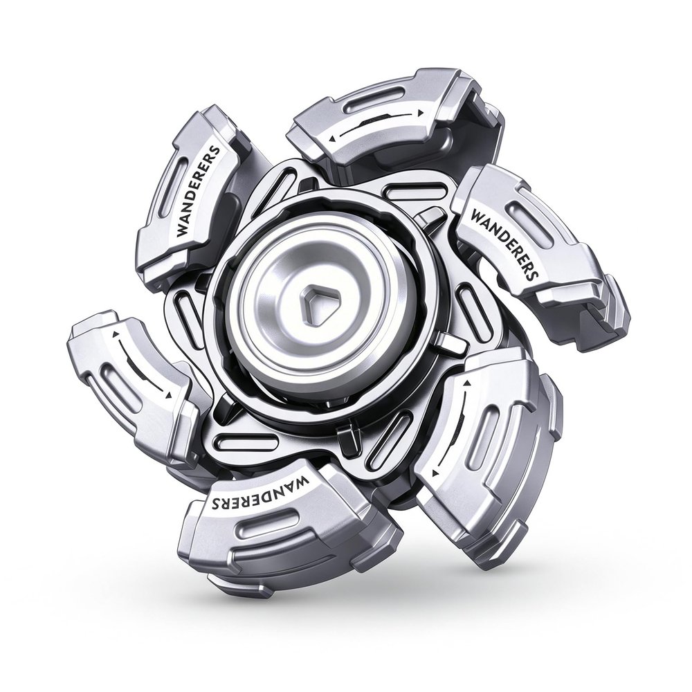 Berotok Mechanical Armor Fidget Spinner - Premium Zinc Alloy Haptic EDC Tool, Transforming Metal Hand Spinner for Adults, Stress Relief & ADHD Focus Toy, Unique Father's Day Tech Gift for Men