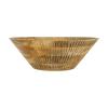 KCSWKJ D12x4 Mango Wood Round Decorative Bowl view 3