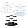 QLKJZML 7-Tiers Acrylic Figures Display Stand Jewelry Doll Toy Organizer Storage Rack Cosmetic Display Holder Desktop Organizer Rack(S2 M) view 2
