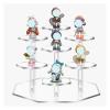QLKJZML 7-Tiers Acrylic Figures Display Stand Jewelry Doll Toy Organizer Storage Rack Cosmetic Display Holder Desktop Organizer Rack(S2 M) view 4
