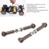 2PCS RC Steering Link Rod, Servo Link Linkages Arm Tie Rod Aluminium Alloy Steering Servo Turnbuckle for 14210 14209 16208 16209 16207 1/14 Car (You Color) view 2