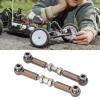 2PCS RC Steering Link Rod, Servo Link Linkages Arm Tie Rod Aluminium Alloy Steering Servo Turnbuckle for 14210 14209 16208 16209 16207 1/14 Car (You Color) view 4