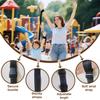 1Pcs (Black) Anti Lost Wrist Strap, Escape Proof Wrist Leash with Adjustable Retractable Tether for Older Children,with Autism, ADHD and Special Needs for Supermarket Mall Airport Park Zoo Travel view 3