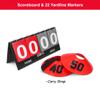 ESPN Football Stadium Experience for Kids Includes Flag Football Belts and Accessories for Outdoor Games (ES-FB620) view 3