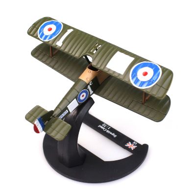 MOOKEENONE 1:72 Alloy WWI British Sopwith Camel F.1 Biplane Fighter Toy Aircraft Model Simulation Aviation Science Exhibition Model