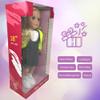 18 Inch Dolls with Soft Hair and Accessories Soft Body 18 inch Doll with Poseable Vinyl Arms & Legs, Dress Outfit Cute 18" Doll Set for Girls view 4