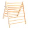 70x70x60cm Foldable Wooden Climbing Triangle Ladder Indoor Play Gym for Infants and Toddlers view 1