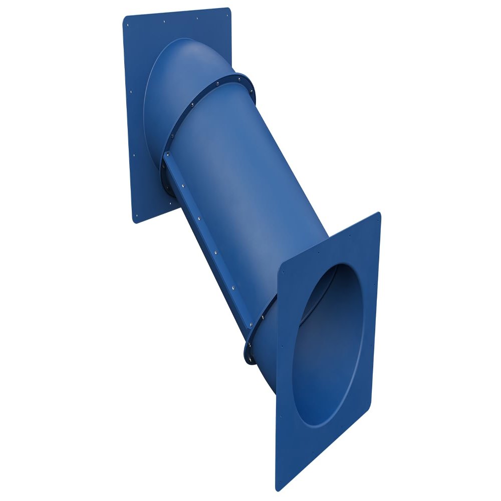 3-Foot Slope Tunnel for Playsets  Connect Towers & Safe Passage | TUSK Strong (Blue)