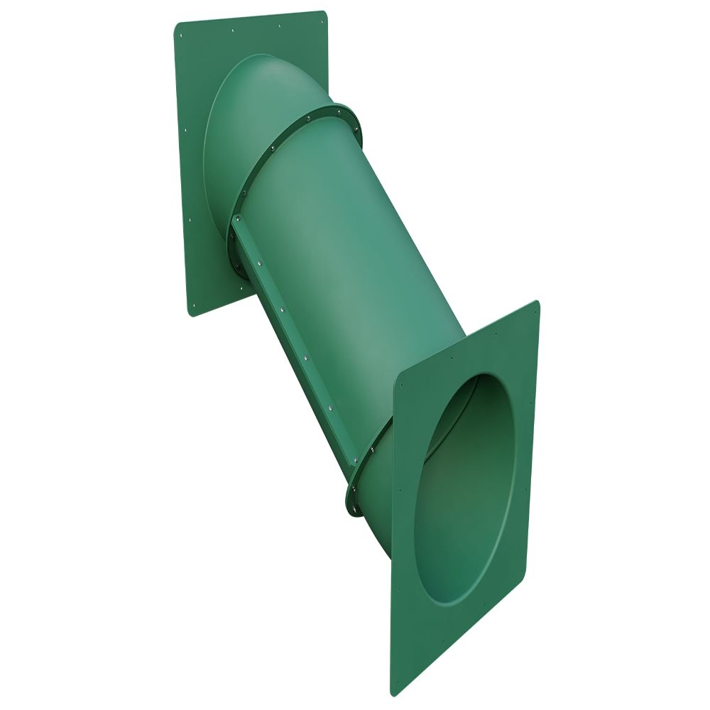 3-Foot Slope Tunnel for Playsets  Connect Towers & Safe Passage | TUSK Strong (Green)