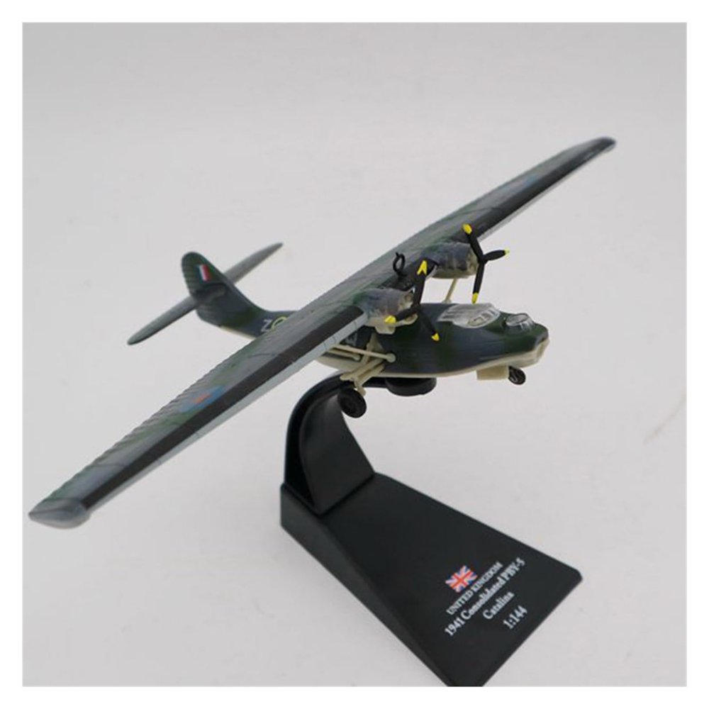 1 144 for WWII Royal Air Force PBY 5 Catalina Fighter Canso Amphibious Diecast Aircraft Model Military Toy Hobby Playgame Kit
