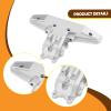 harayaa RC Car Gearbox Cover Aluminum Alloy Rear Upper Replacement CNC Machined Part Easy Installation Suitable for C8805, Silvery view 4