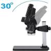 4.3 Inch Microscope, 1-1000X Magnification LCD Digital Microscope with 8 Adjustable LED Lights for Kids and Adults for Coin/Stamps/Plants/Soldering view 2