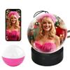 Christmas Memory Sphere Lamp, 2.7Inch Crystal Ball Digital Display Video Player, APP Personalized Videos & Photos Video Gift for Couples Friends Anniversary Birthday Christmas Tree Ornament view 1
