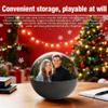 Christmas Memory Sphere Lamp, 2.7Inch Crystal Ball Digital Display Video Player, APP Personalized Videos & Photos Video Gift for Couples Friends Anniversary Birthday Christmas Tree Ornament view 2