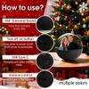 Christmas Memory Sphere Lamp, 2.7Inch Crystal Ball Digital Display Video Player, APP Personalized Videos & Photos Video Gift for Couples Friends Anniversary Birthday Christmas Tree Ornament view 3