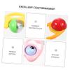 DECHOUS 4pcs Rattle Lightweight Hand Grip Sensory for Newborns Early Learning Rhythm Development view 2