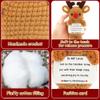 AHONEY Emotional Support Crochet Plush Christmas Deer Handmade Gifts for Men Husband Mom Dad Christmas Stocking Stuffer for Women Mini Positive Reindeer Decor for Birthday (to My Love) view 3