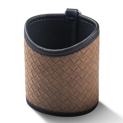 GWWFCFC Car Vent Storage Organizer for Kia K9 2014-2024, Car Dashboard Storage Bag Car Pouch Vent Car Accessories,Brown