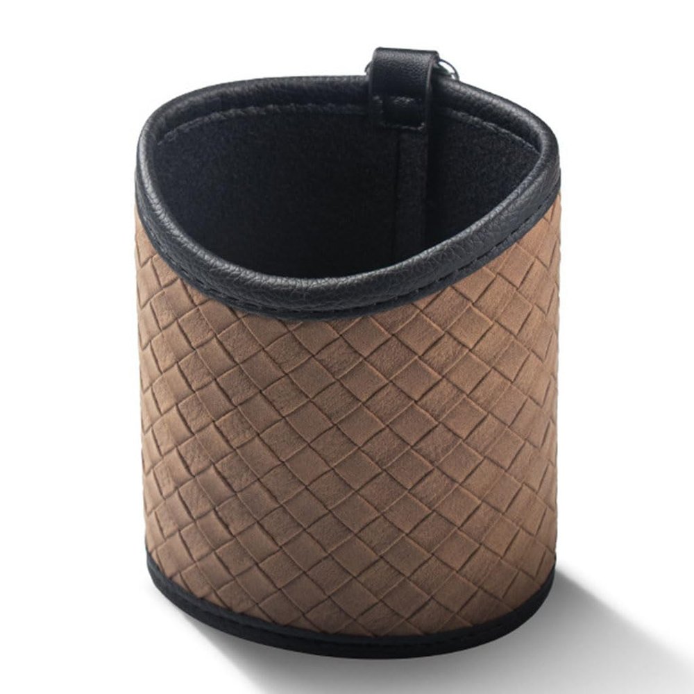 GWWFCFC Car Vent Storage Organizer for Kia K9 2014-2024, Car Dashboard Storage Bag Car Pouch Vent Car Accessories,Brown