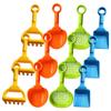 Beaupretty Beach Sand with Lightweight Plastic Shovels Rakes and Sand Sifters for Outdoor Party Fun and Backyard Digging Play Random Color view 1
