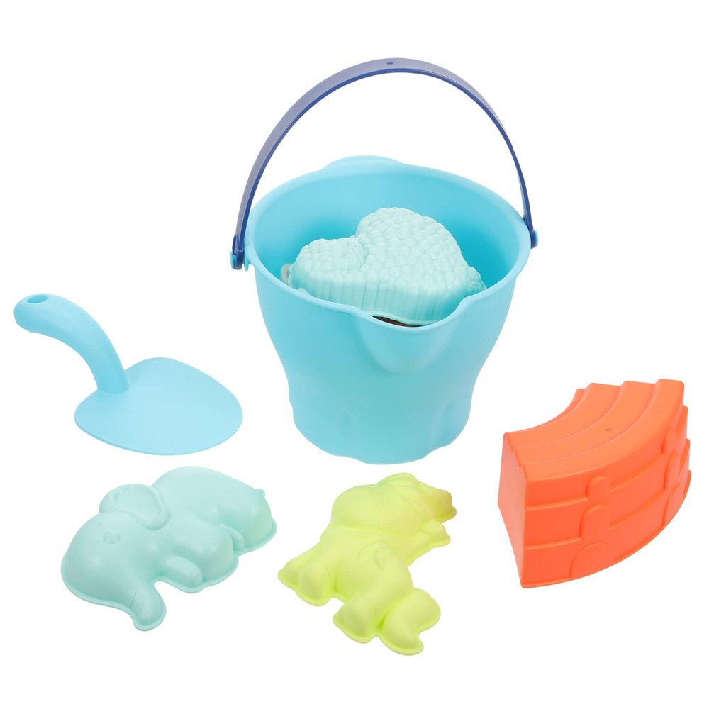 BESPORTBLE Beach Sand Digging with Bucket Shovel Heart Maker for Outdoor Fun and Imaginative Play Lightweight and Safe for Boys
