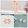 DECHOUS 10 Pcs Wooden Spinning Tops for Handcrafted Gyro Smooth Stable Spin Educational Wooden Dreidels for Home Party and Outdoor Fun view 3