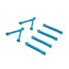Rc Accessories For SG-2801 SG2801 For Mini Alloy D90 Metal Upgraded Connecting Rod Set RC Car Spare Parts(Blue) view 1