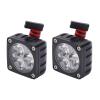2Pcs RC Model Car Lights, LED RC Vehicle Flashing Lights for 18/16/ RC Car, 5V 13V Compatibility, Aluminum Alloy Spotlights with Super Bright 3LED view 3