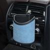 GWWFCFC Car Vent Storage Organizer for Audi S5 Coupe 2009-2024, Car Dashboard Storage Bag Car Pouch Vent Car Accessories,Blue view 4