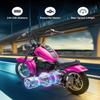 Electric Dirt Bike for Kids 24V, 150lb Max Weight & 15mph, Chain Driven Motor w/12'' Air Filled Tires, Handbrake & Shock Absorbers, LED Lights, Power Display Ride On Toy for Boys & Girls view 4