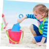 Abaodam Beach Sand with Plastic Shovels Rakes Sifters for Digging Outdoor Sandbox Garden Play Safe for Boys Fun Random Color view 4