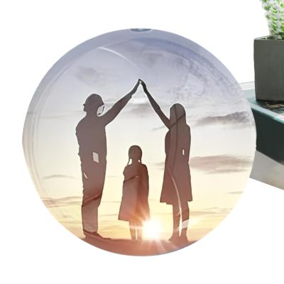 Memory Lamp - Speaker Digital Decor 2.7in | Crystal Photo Ball - for Christmas Birthday Desk Table Family Home Bedroom
