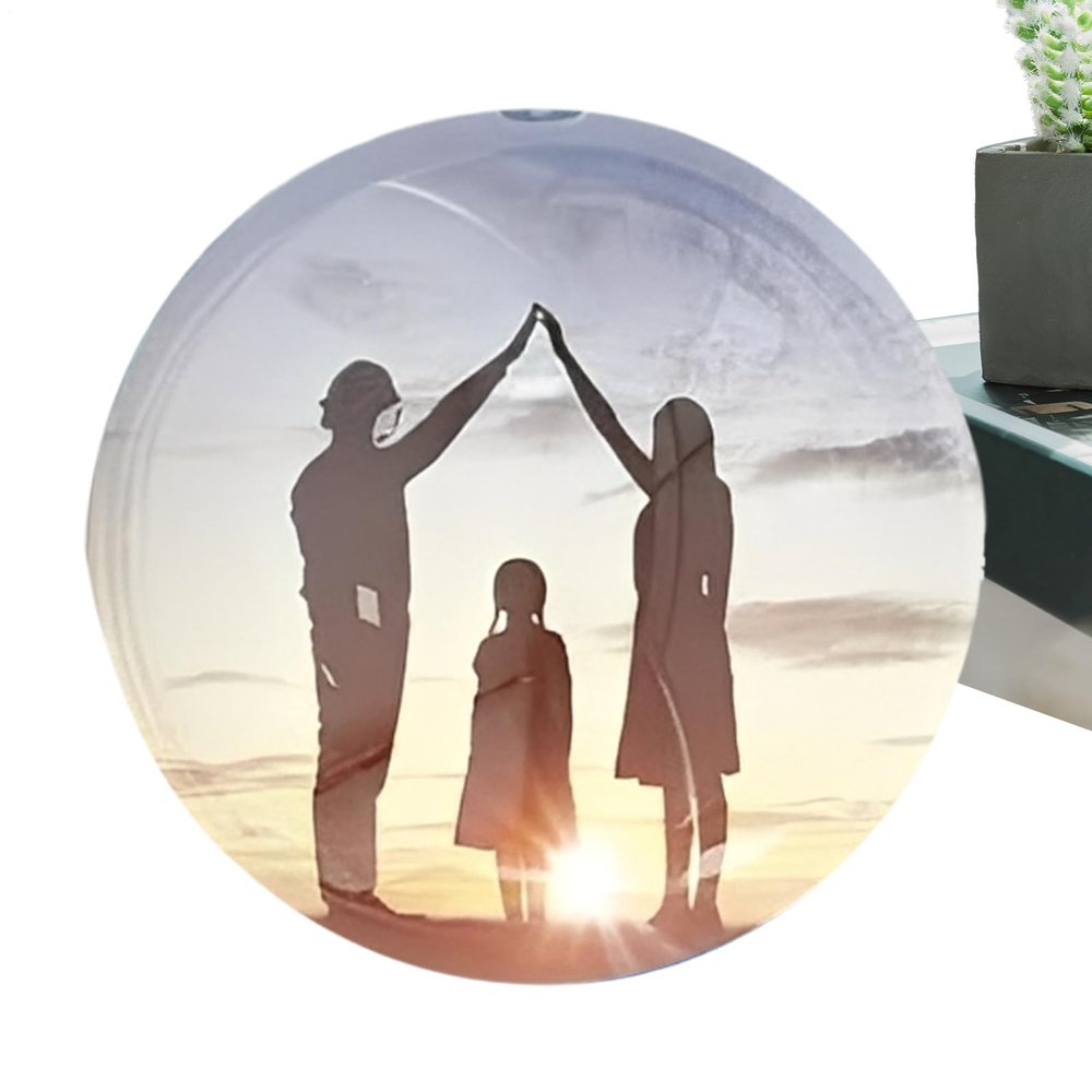 Memory Lamp - Speaker Digital Decor 2.7in | Crystal Photo Ball - for Christmas Birthday Desk Table Family Home Bedroom