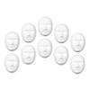 BESPORTBLE 10pcs White Paper Masquerade Masks for Women and Men Paintable DIY Cosplay Face Masks Blank to Decorate for Party Festival Halloween and Art Craft Activities view 1