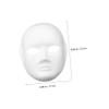 BESPORTBLE 10pcs White Paper Masquerade Masks for Women and Men Paintable DIY Cosplay Face Masks Blank to Decorate for Party Festival Halloween and Art Craft Activities view 2
