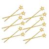 LALADEFIEE 12pcs Glitter Star Fairy Wands for Sparkling Princess Party Favors and Costume Props Versatile Indoor Outdoor Use for Birthday Wedding Cosplay view 1